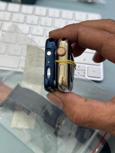 Thay vỏ nhôm lên vỏ thép Apple Watch Series 6 [40mm/44mm] (Đen, Vàng, Trắng)